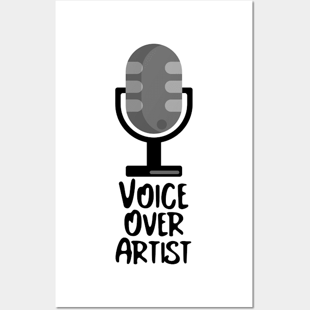 Voice Over Artist Wall Art by Salkian @Tee